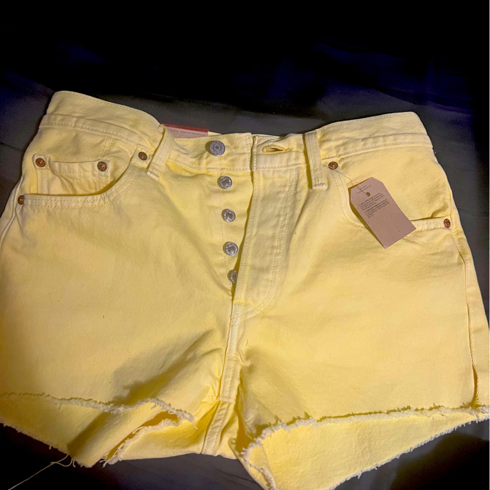 Yellow shorts